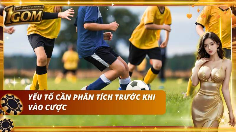 Yếu tố cần phân tích trước khi vào kèo bóng