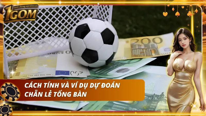 Minh họa cách xác định kết quả dựa trên tổng số bàn thắng