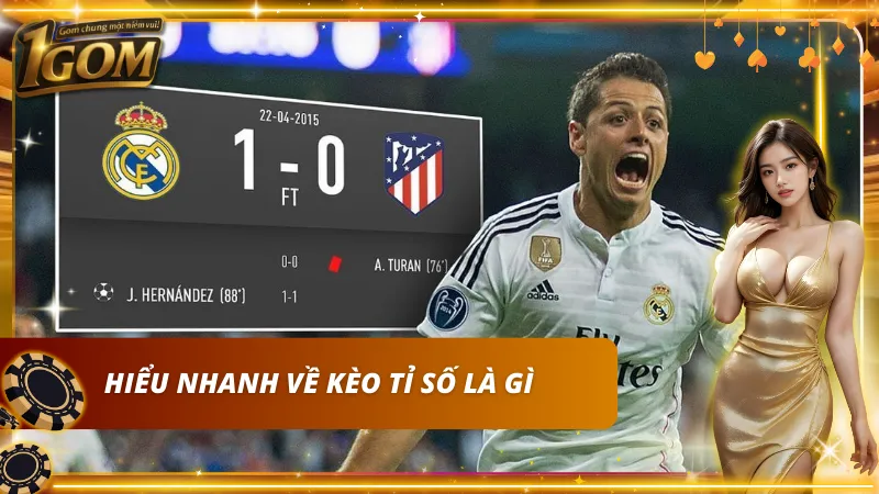 Khái niệm kèo tỉ số trong cá cược bóng đá